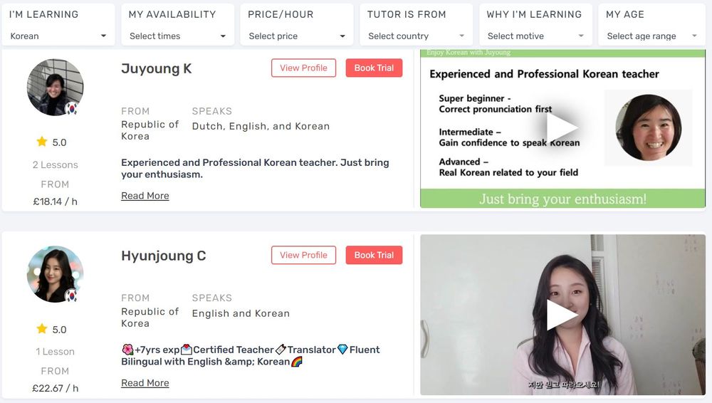 The 3 Best Sites To Find A Korean Tutor Online In 2024